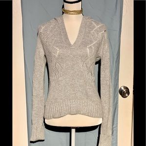 ARIZONA Silver Glitter and Grey Hooded Sweater
A6